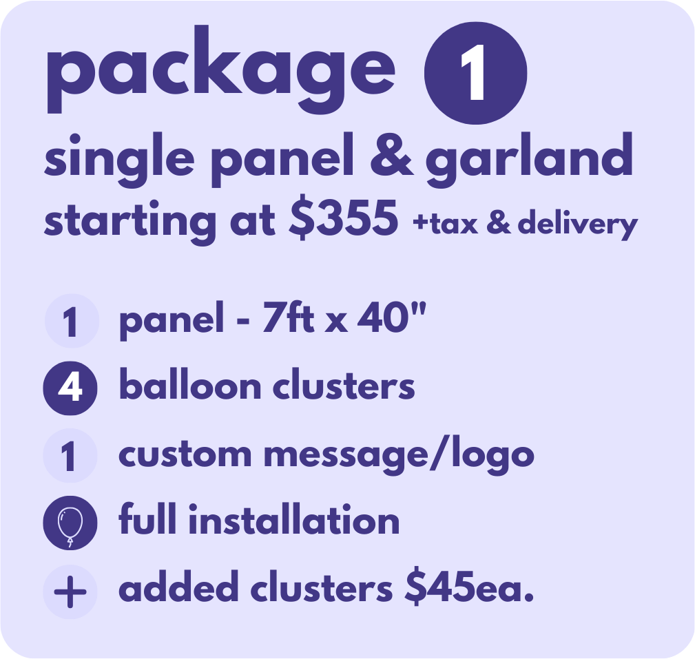 Package 1 info graphic