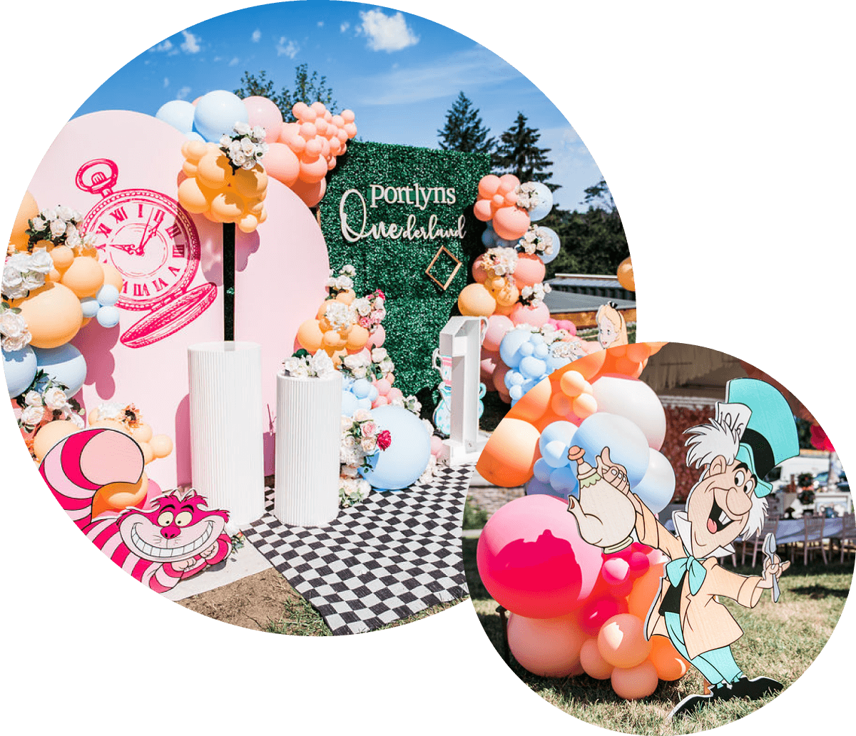 Float Balloons balloon displays at party