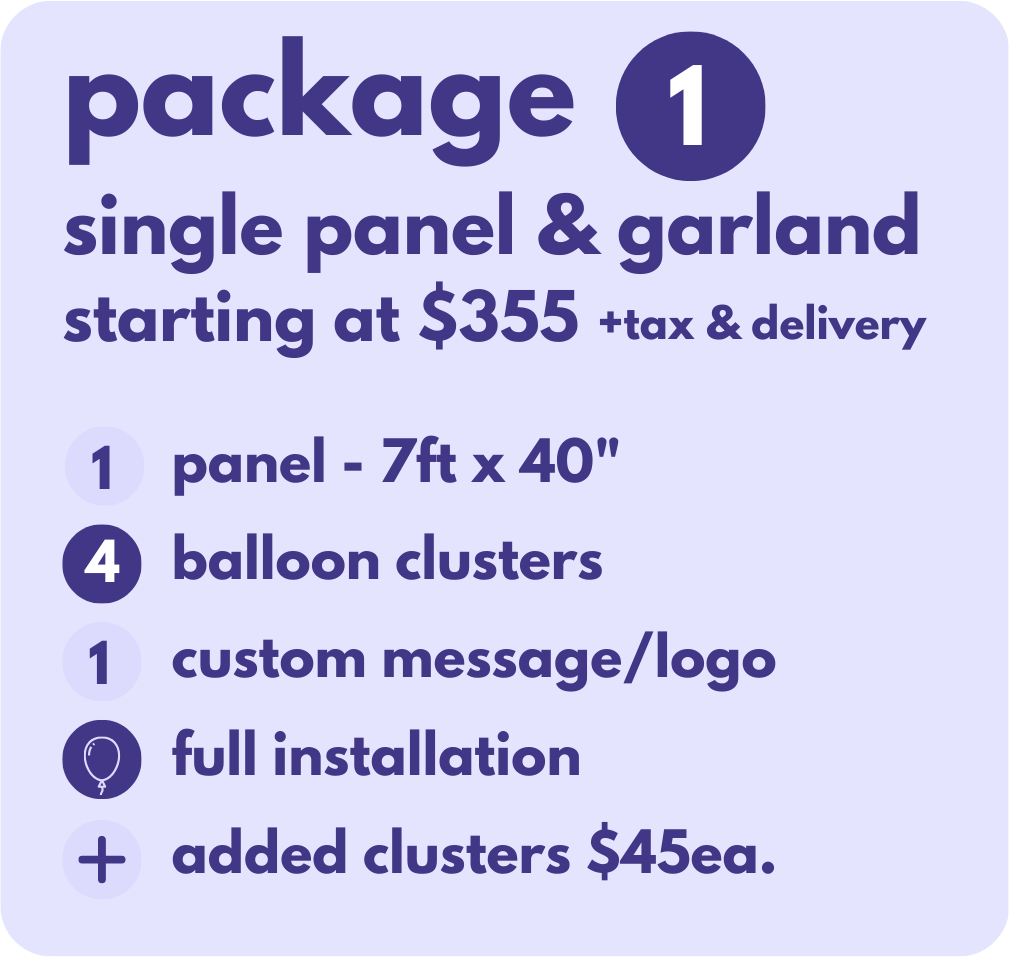 Package 1 info graphic